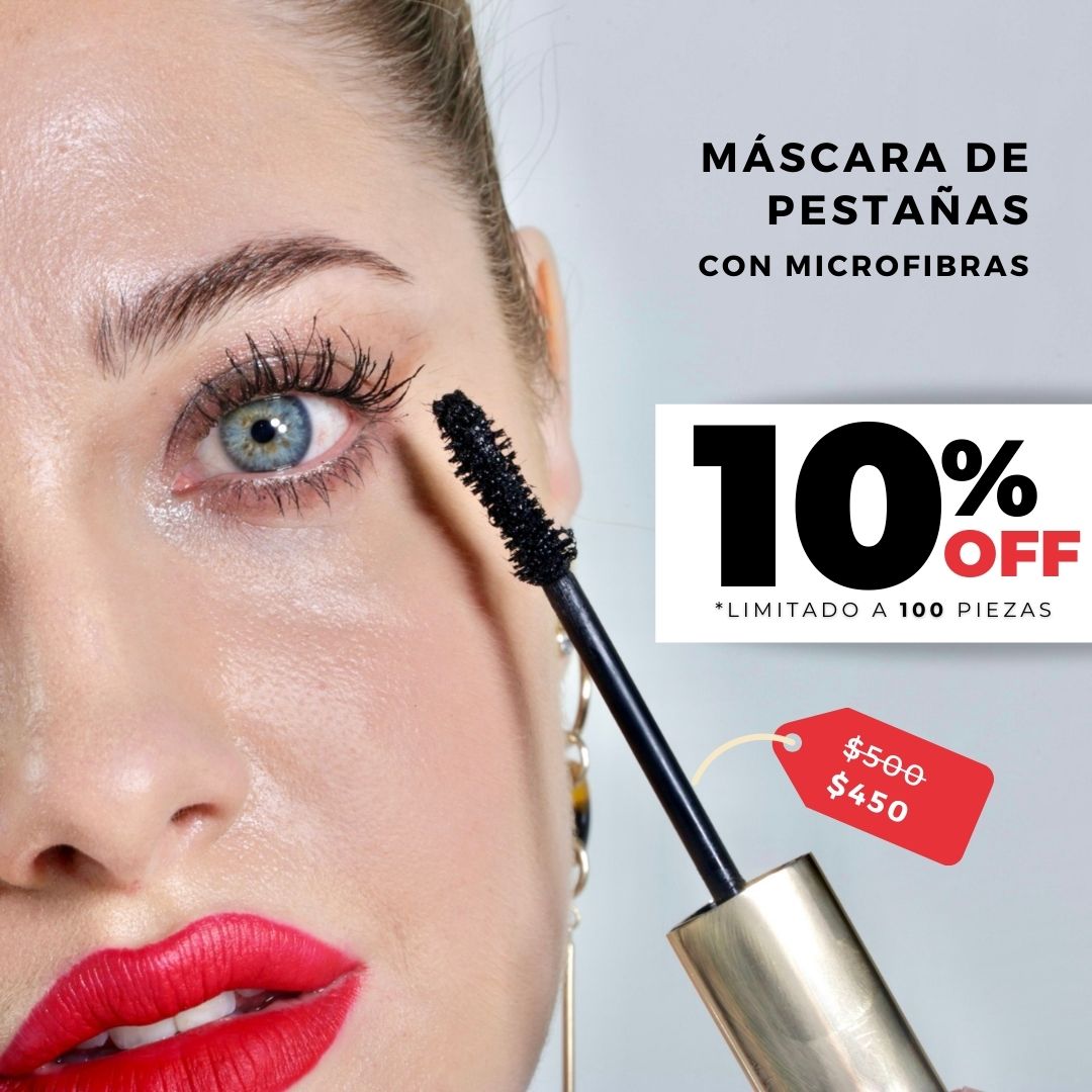 Máscara de Pestañas con Microfibras