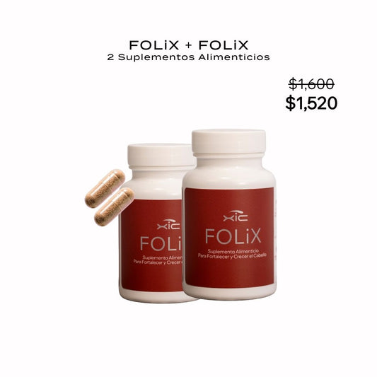 2 FOLiX - Suplemento para el Crecimiento del Cabello