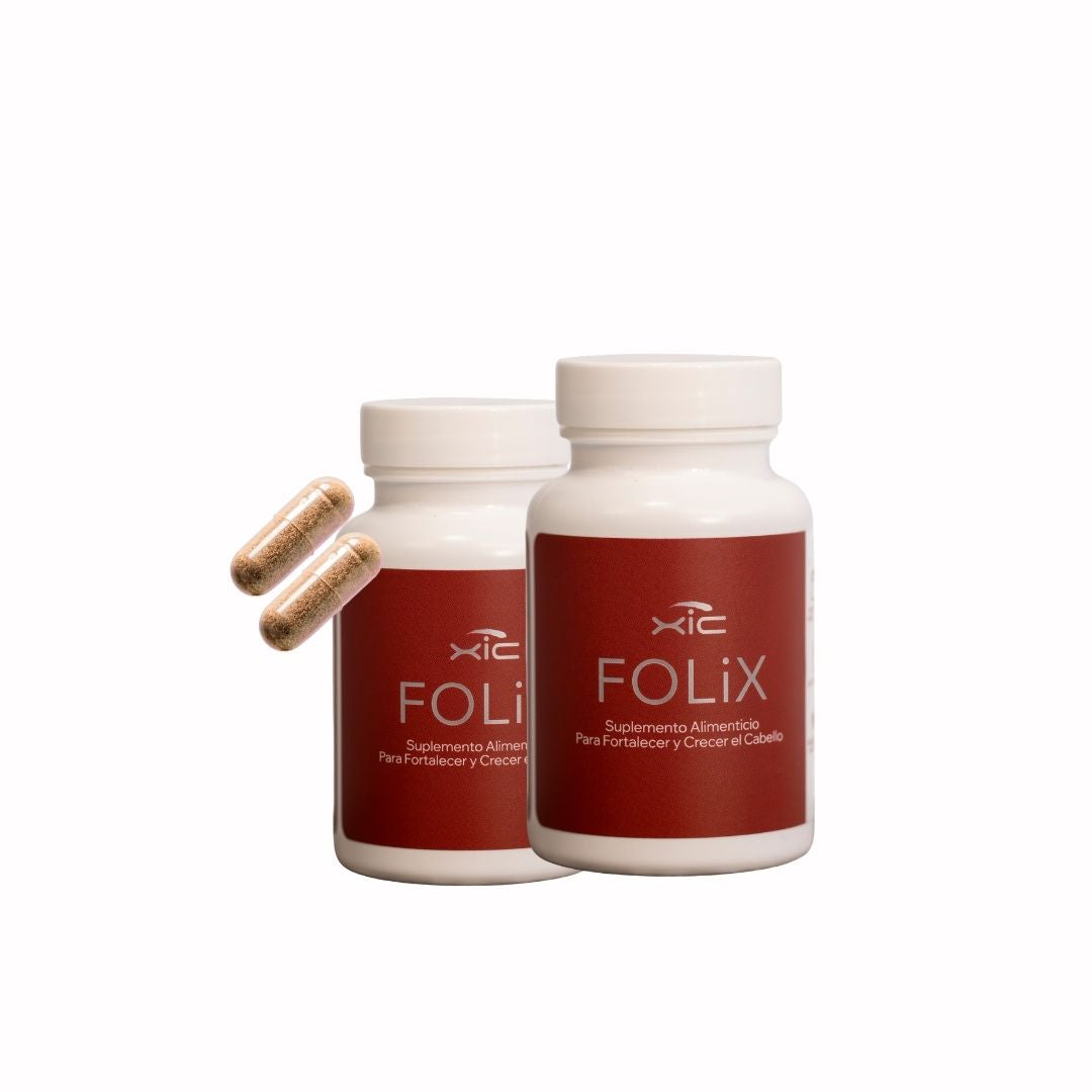 2 FOLiX Suplemento Alimenticio con Biotina y Colágeno