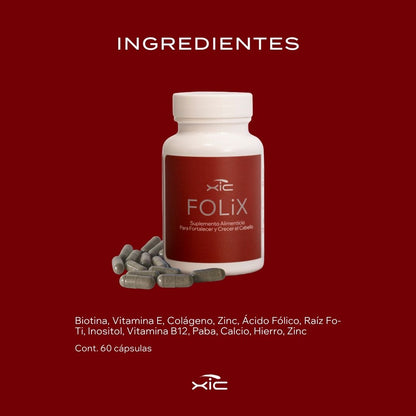 3 FOLiX - Suplemento para el Crecimiento del Cabello
