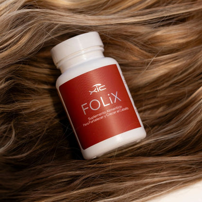 FOLiX Suplemento Alimenticio con Biotina y Colágeno