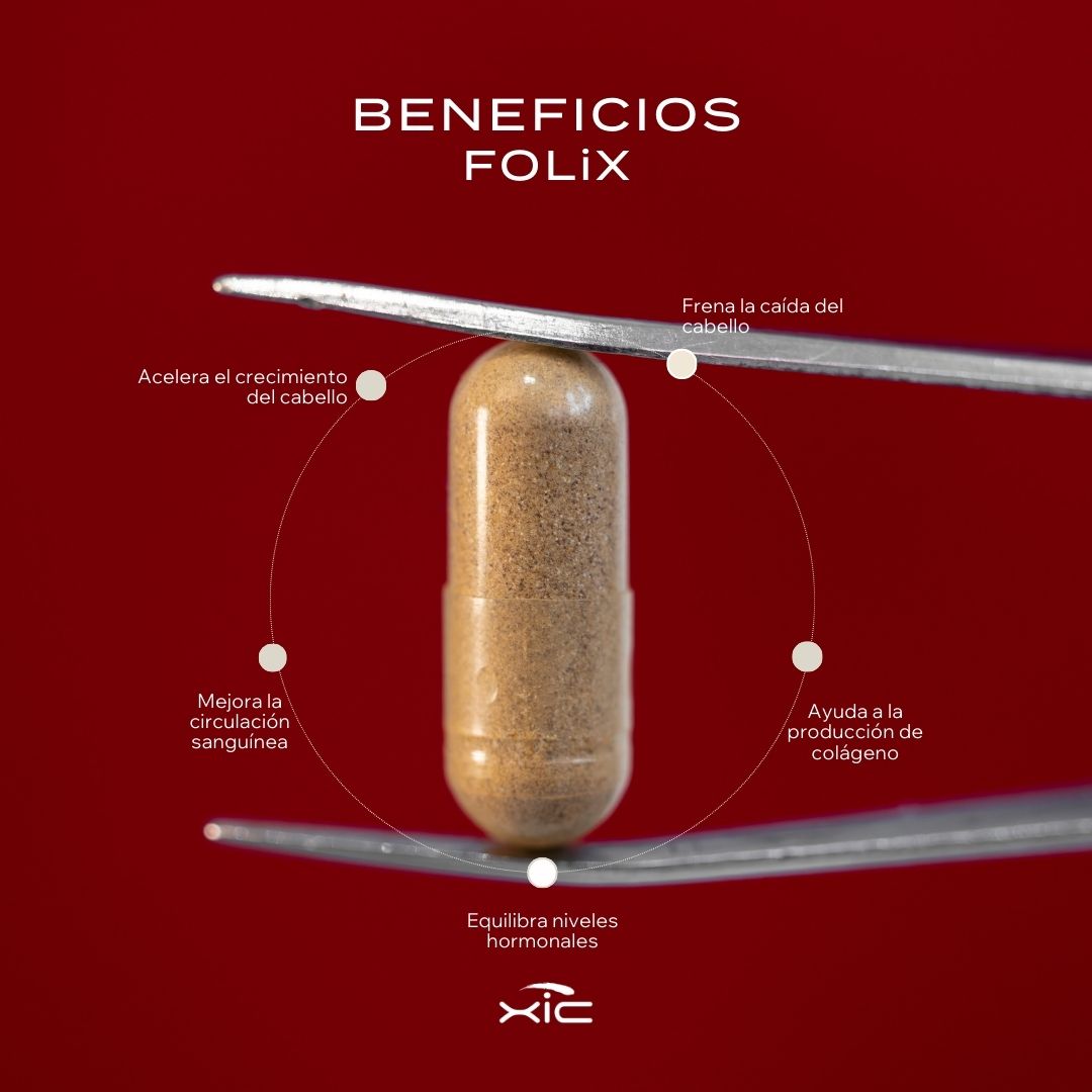 3 FOLiX - Suplemento para el Crecimiento del Cabello