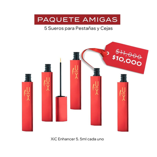 Paquete Amigas de 5 Sueros para Pestañas y Cejas