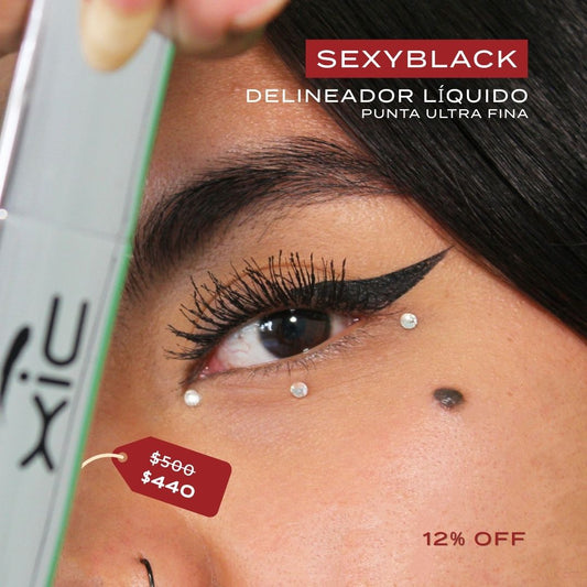 SexyBlack Eyeliner Delineador Líquido color Negro
