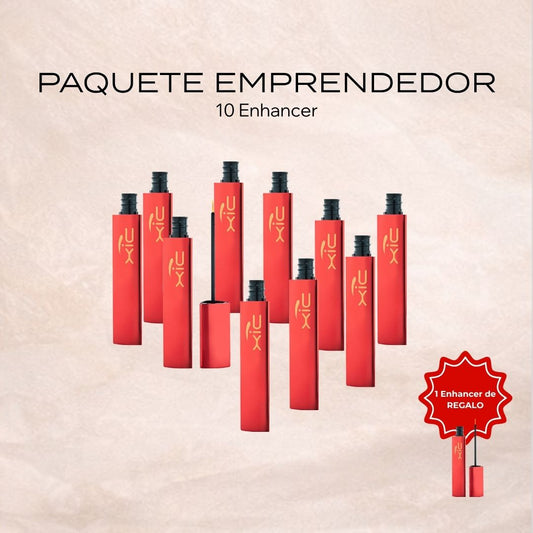 Paquete 10 sueros XiC Enhancer para pestañas y cejas con apariencia visiblemente más largas